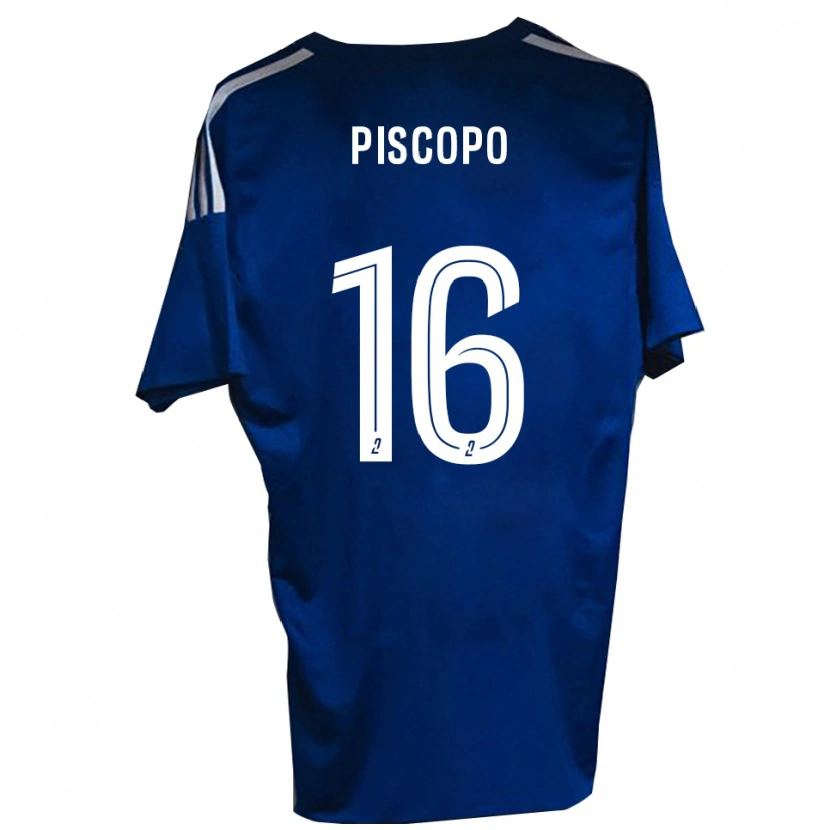 Danxen Damen Ange Piscopo #16 Blau Weiß Heimtrikot Trikot 2025/26 T-Shirt Österreich