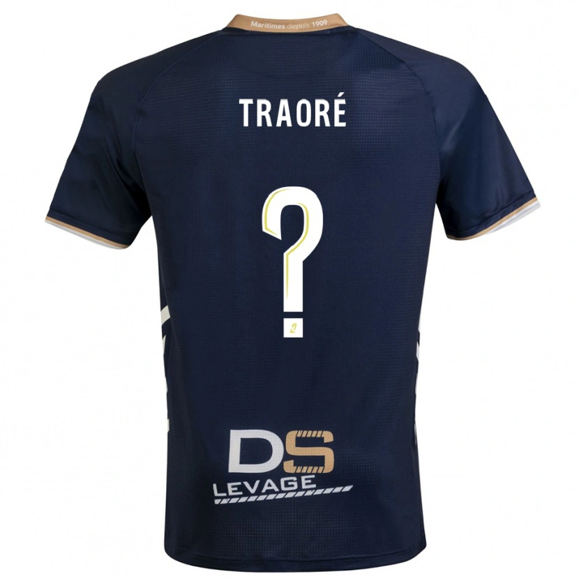 Danxen Damen Sadia Traoré #0 Marine Gold Heimtrikot Trikot 2025/26 T-Shirt Österreich