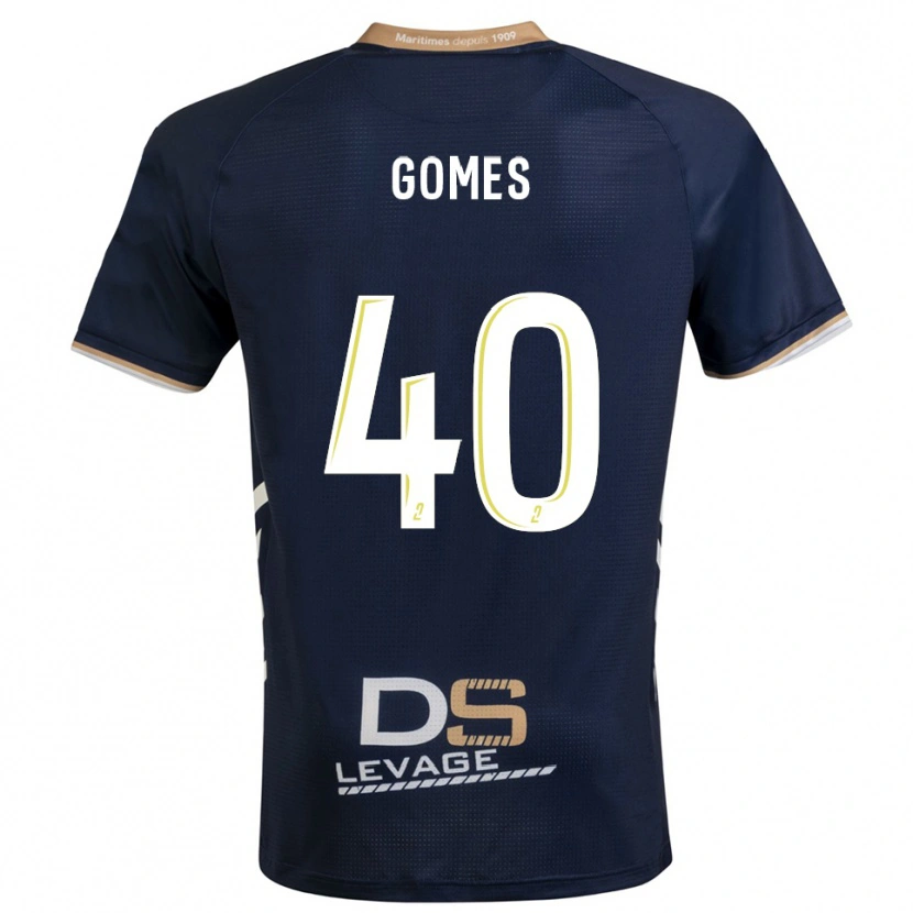 Danxen Damen Yvan Gomes #40 Marine Gold Heimtrikot Trikot 2025/26 T-Shirt Österreich