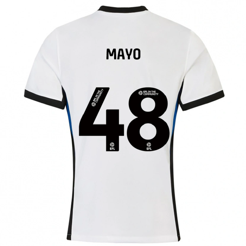 Danxen Damen Bradley Mayo #48 Weiß Blau Auswärtstrikot Trikot 2025/26 T-Shirt Österreich