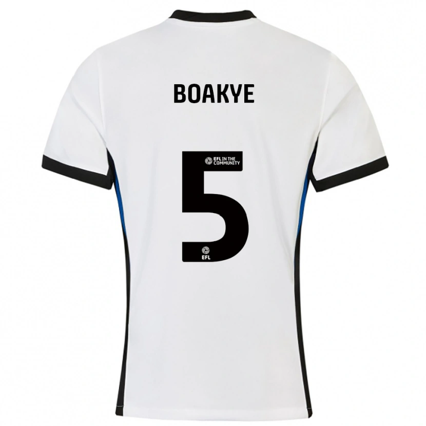 Danxen Damen Godfred Boakye #5 Weiß Blau Auswärtstrikot Trikot 2025/26 T-Shirt Österreich