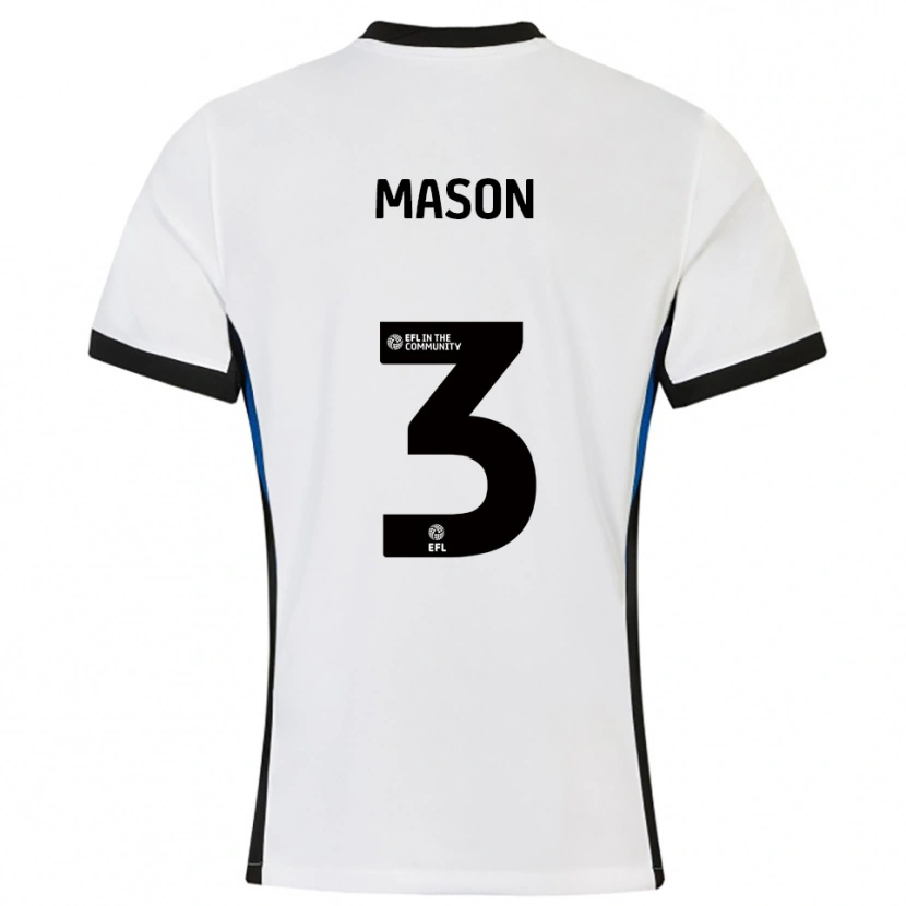 Danxen Damen Ellie Mason #3 Weiß Blau Auswärtstrikot Trikot 2025/26 T-Shirt Österreich