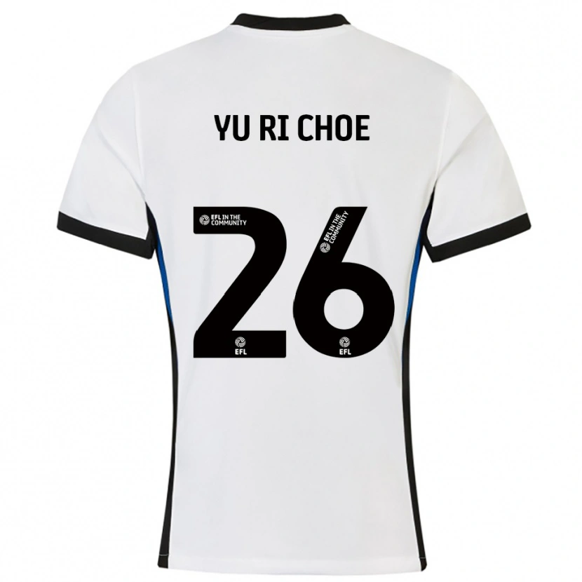 Danxen Damen Yu-Ri Choe #26 Weiß Blau Auswärtstrikot Trikot 2025/26 T-Shirt Österreich
