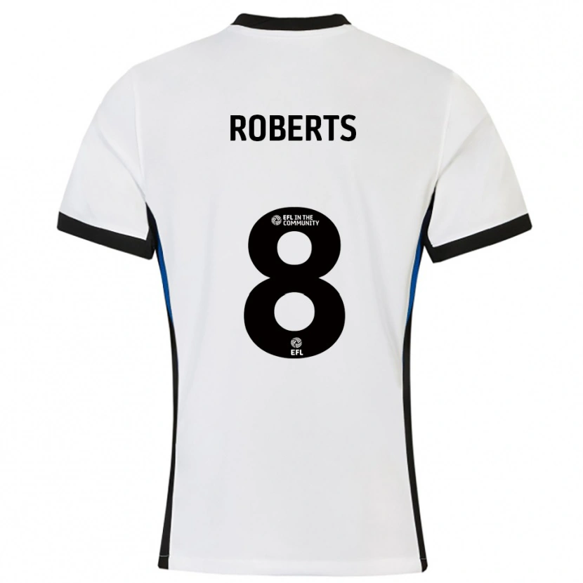 Danxen Damen Tyler Roberts #8 Weiß Blau Auswärtstrikot Trikot 2025/26 T-Shirt Österreich