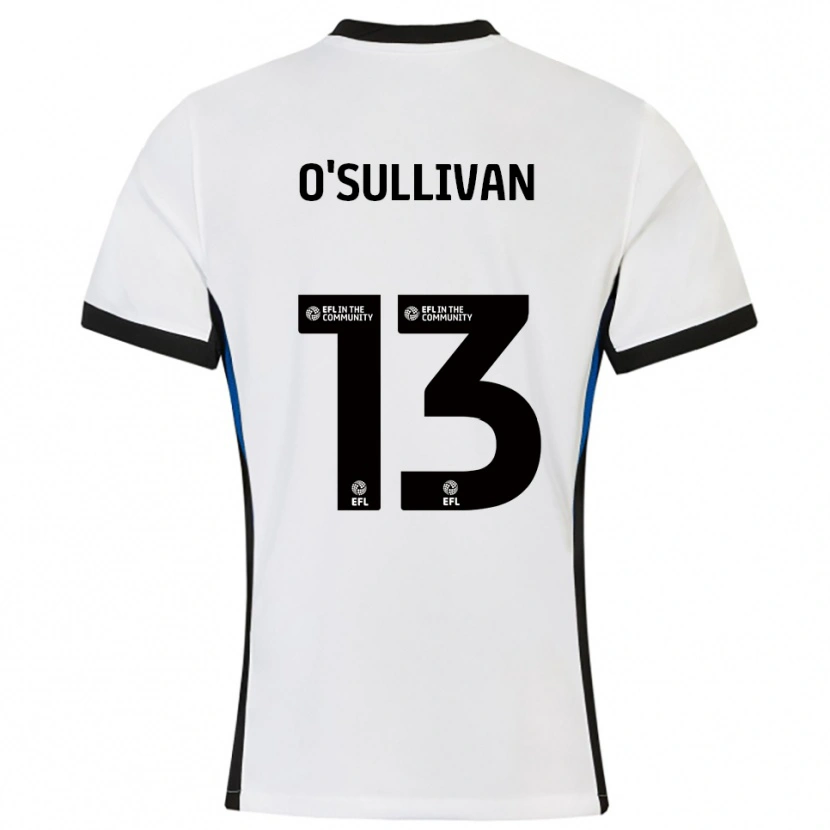 Danxen Damen William O'sullivan #13 Weiß Blau Auswärtstrikot Trikot 2025/26 T-Shirt Österreich