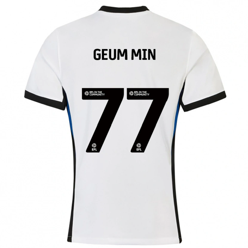 Danxen Damen Lee Geum-Min #77 Weiß Blau Auswärtstrikot Trikot 2025/26 T-Shirt Österreich