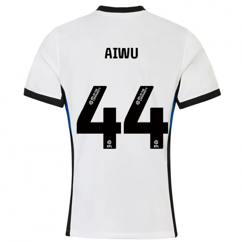 Danxen Damen Emanuel Aiwu #44 Weiß Blau Auswärtstrikot Trikot 2025/26 T-Shirt Österreich