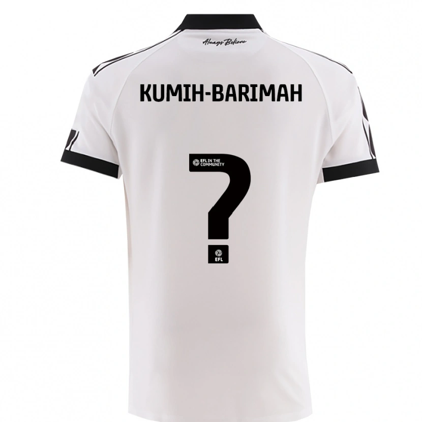 Danxen Damen Desmond Kumih-Barimah #0 Weiß Schwarz Auswärtstrikot Trikot 2025/26 T-Shirt Österreich