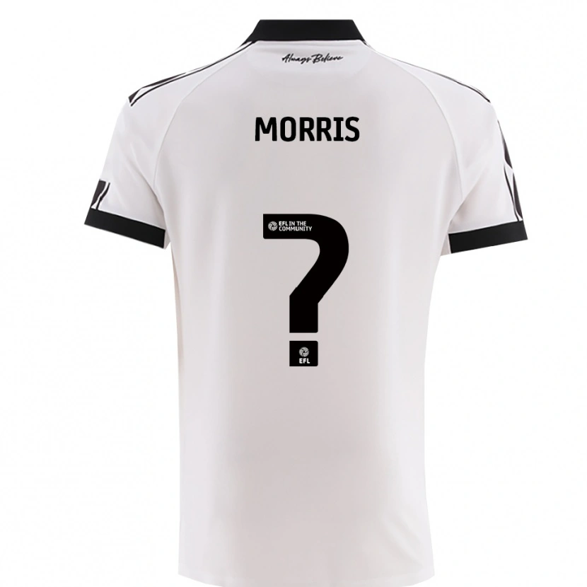 Danxen Damen Matt Morris #0 Weiß Schwarz Auswärtstrikot Trikot 2025/26 T-Shirt Österreich