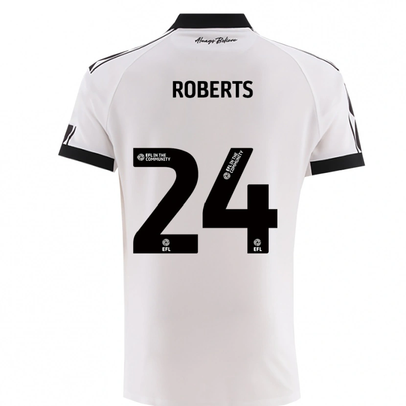 Danxen Damen Haydon Roberts #24 Weiß Schwarz Auswärtstrikot Trikot 2025/26 T-Shirt Österreich