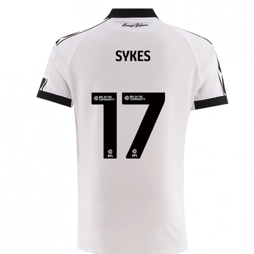 Danxen Damen Mark Sykes #17 Weiß Schwarz Auswärtstrikot Trikot 2025/26 T-Shirt Österreich
