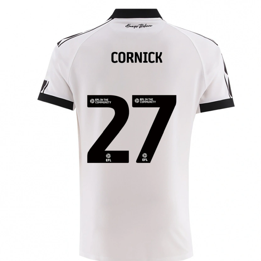 Danxen Damen Harry Cornick #27 Weiß Schwarz Auswärtstrikot Trikot 2025/26 T-Shirt Österreich