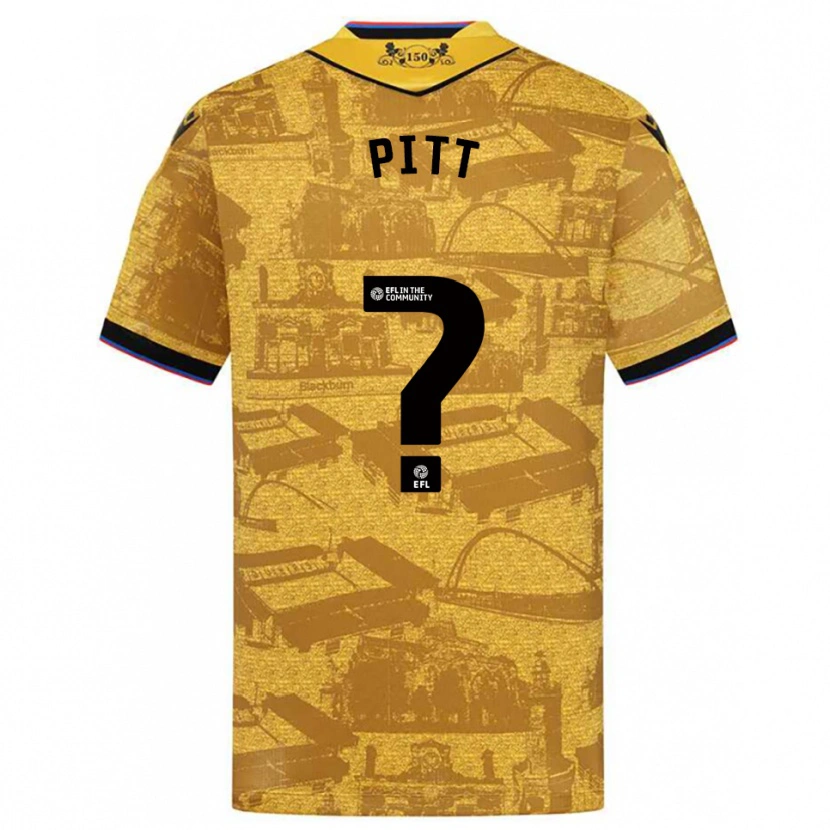 Danxen Damen Theo Pitt #0 Gold Schwarz Auswärtstrikot Trikot 2025/26 T-Shirt Österreich