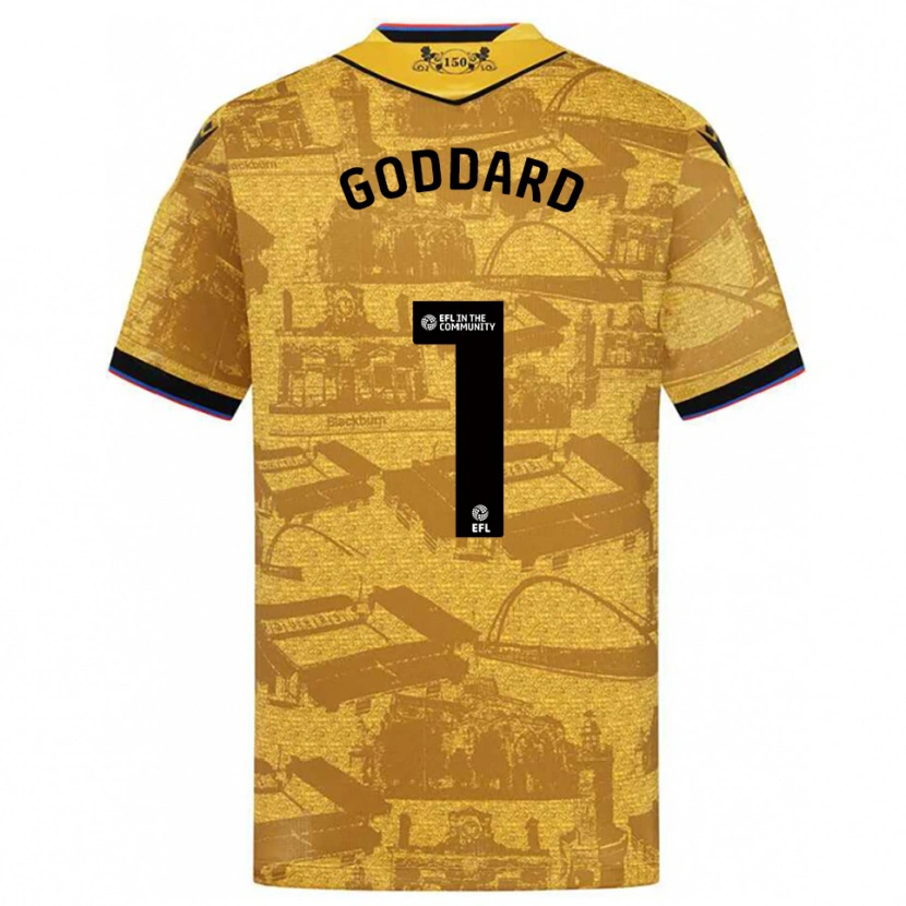 Danxen Damen Felix Goddard #1 Gold Schwarz Auswärtstrikot Trikot 2025/26 T-Shirt Österreich