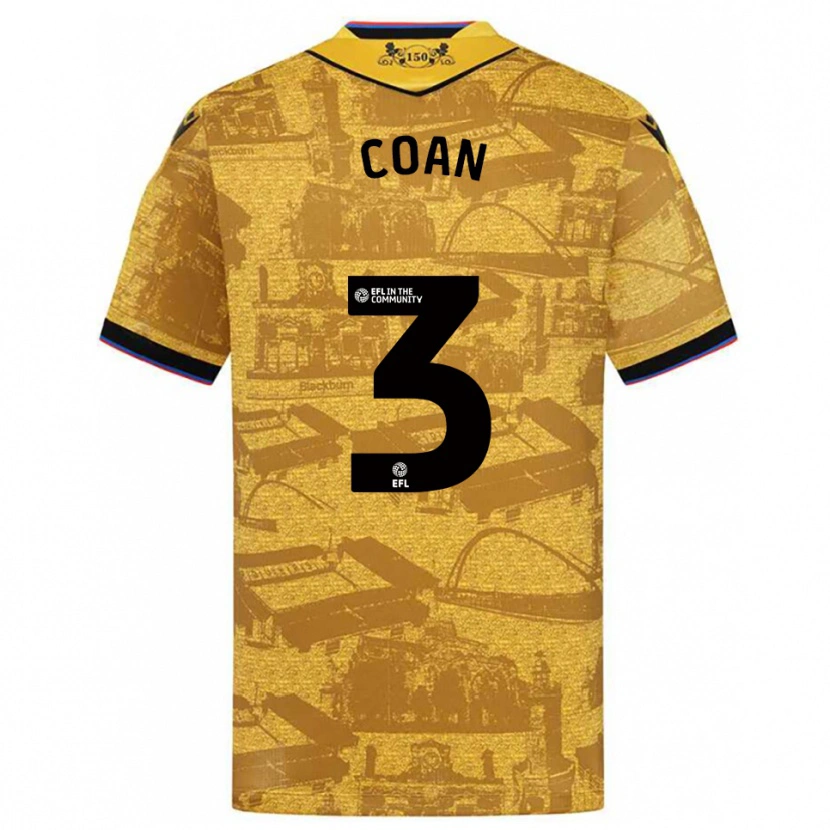 Danxen Damen Hannah Coan #3 Gold Schwarz Auswärtstrikot Trikot 2025/26 T-Shirt Österreich
