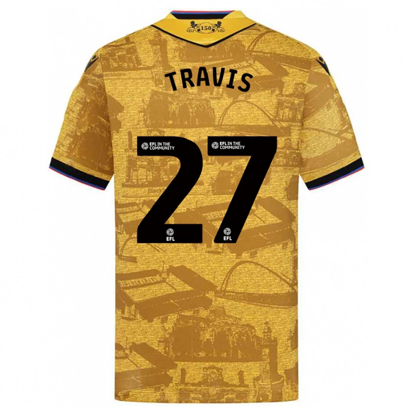 Danxen Damen Lewis Travis #27 Gold Schwarz Auswärtstrikot Trikot 2025/26 T-Shirt Österreich