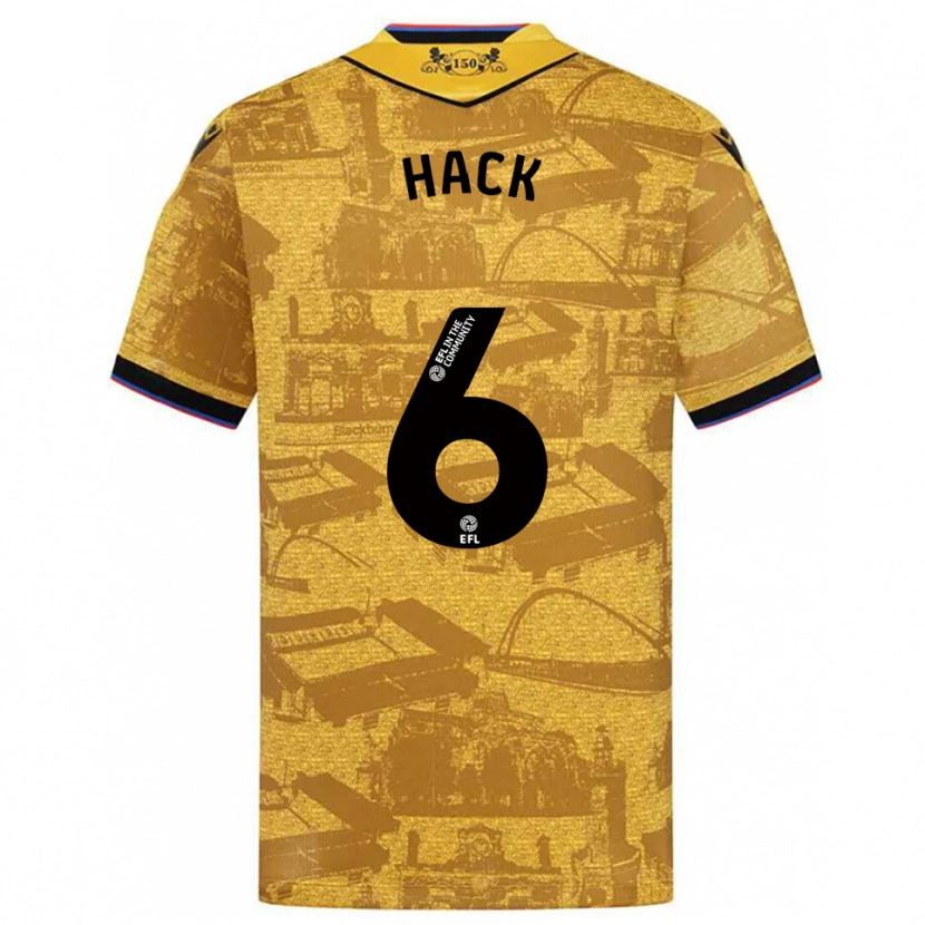 Danxen Damen Ellie Hack #6 Gold Schwarz Auswärtstrikot Trikot 2025/26 T-Shirt Österreich