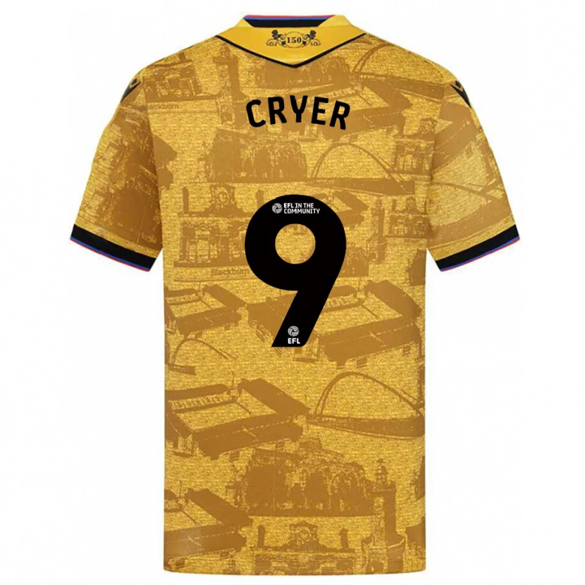 Danxen Damen Tom Cryer #9 Gold Schwarz Auswärtstrikot Trikot 2025/26 T-Shirt Österreich