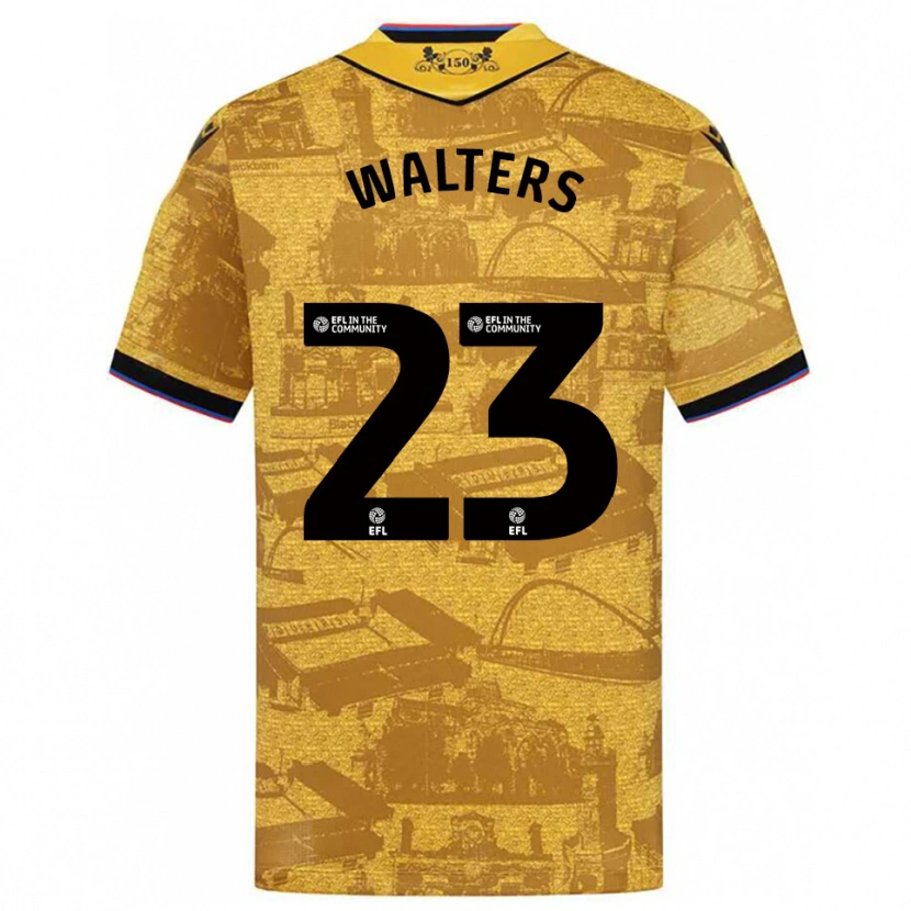 Danxen Damen Georgia Walters #23 Gold Schwarz Auswärtstrikot Trikot 2025/26 T-Shirt Österreich