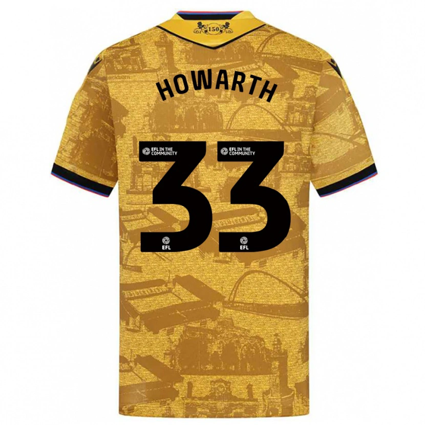 Danxen Damen Taylor Howarth #33 Gold Schwarz Auswärtstrikot Trikot 2025/26 T-Shirt Österreich