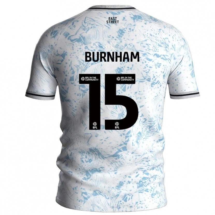 Danxen Damen Shia-Lee Burnham #15 Weiß Himmelblau Auswärtstrikot Trikot 2025/26 T-Shirt Österreich