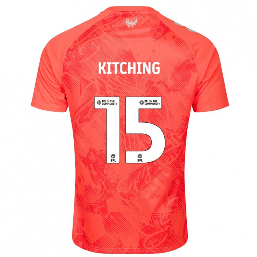 Danxen Damen Liam Kitching #15 Orange Weiß Auswärtstrikot Trikot 2025/26 T-Shirt Österreich
