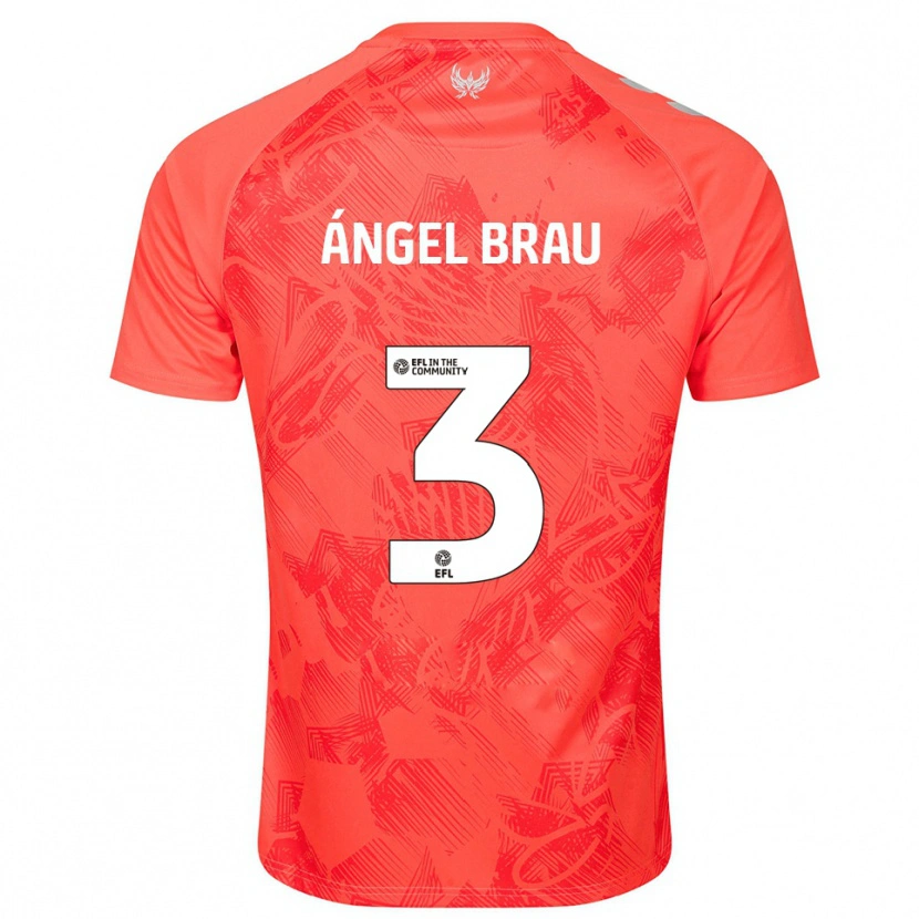 Danxen Damen Miguel Ángel Brau #3 Orange Weiß Auswärtstrikot Trikot 2025/26 T-Shirt Österreich