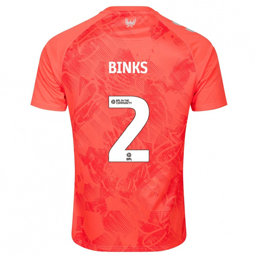 Danxen Damen Luis Binks #2 Orange Weiß Auswärtstrikot Trikot 2025/26 T-Shirt Österreich
