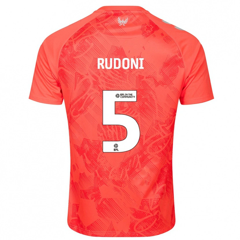 Danxen Damen Jack Rudoni #5 Orange Weiß Auswärtstrikot Trikot 2025/26 T-Shirt Österreich