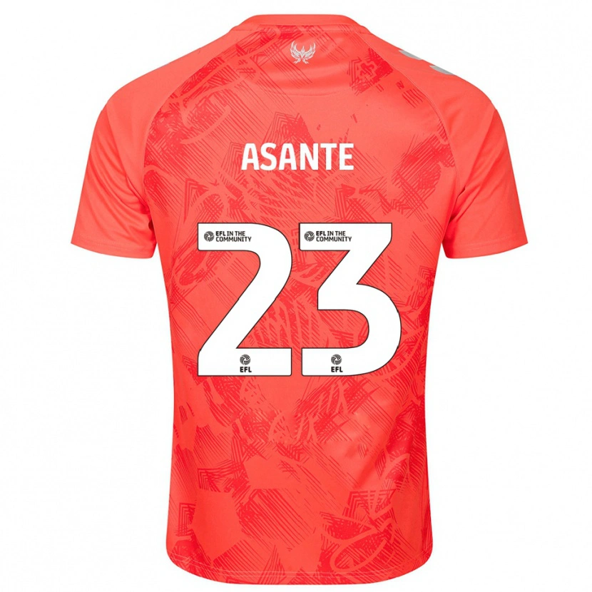 Danxen Damen Brandon Thomas-Asante #23 Orange Weiß Auswärtstrikot Trikot 2025/26 T-Shirt Österreich