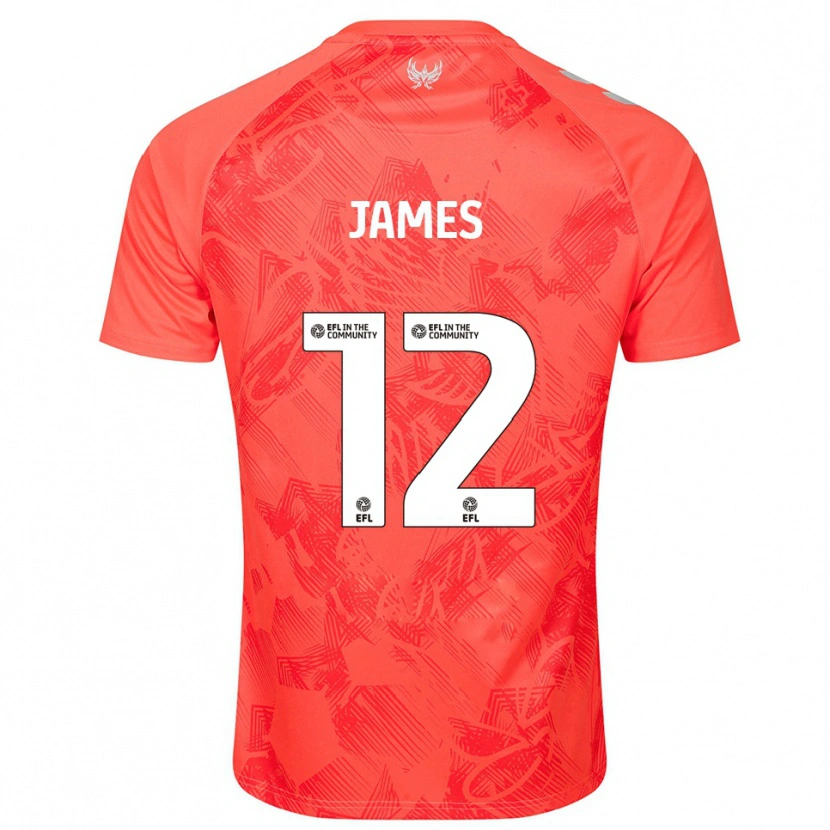 Danxen Damen Jack James #12 Orange Weiß Auswärtstrikot Trikot 2025/26 T-Shirt Österreich