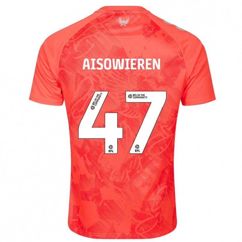 Danxen Damen Evan Eghosa Aisowieren #47 Orange Weiß Auswärtstrikot Trikot 2025/26 T-Shirt Österreich
