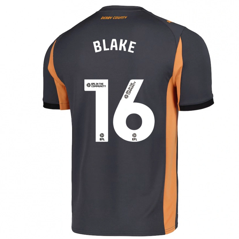 Danxen Damen Zayne Blake #16 Grau Orange Schwarz Auswärtstrikot Trikot 2025/26 T-Shirt Österreich