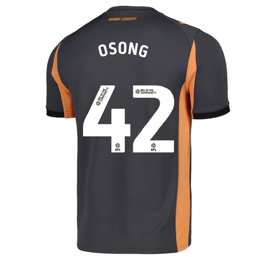 Danxen Damen Johnson Osong #42 Grau Orange Schwarz Auswärtstrikot Trikot 2025/26 T-Shirt Österreich