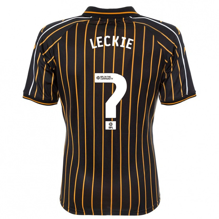 Danxen Damen Jack Leckie #0 Weiß Schwarz Auswärtstrikot Trikot 2025/26 T-Shirt Österreich