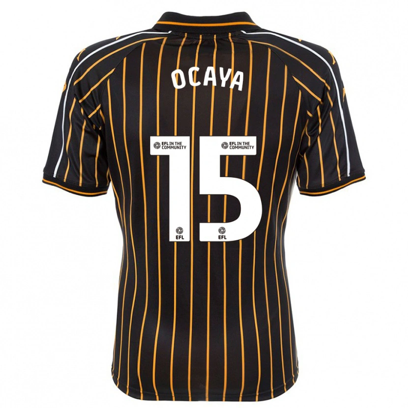 Danxen Damen Josh Ocaya #15 Weiß Schwarz Auswärtstrikot Trikot 2025/26 T-Shirt Österreich