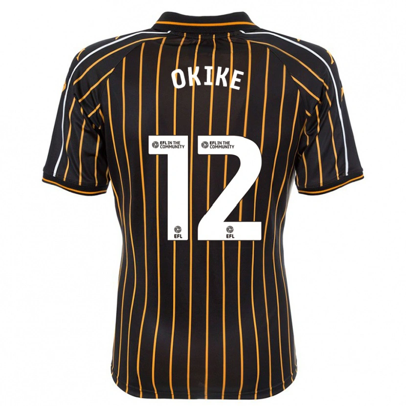 Danxen Damen Calvin Okike #12 Weiß Schwarz Auswärtstrikot Trikot 2025/26 T-Shirt Österreich