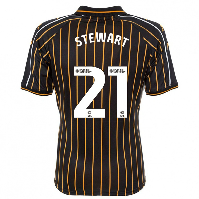 Danxen Damen Alice Stewart #21 Weiß Schwarz Auswärtstrikot Trikot 2025/26 T-Shirt Österreich
