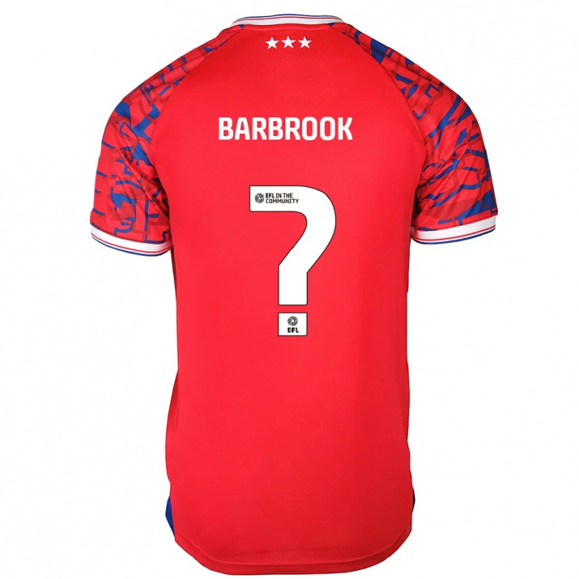 Danxen Damen Harry Barbrook #0 Rot Blau Auswärtstrikot Trikot 2025/26 T-Shirt Österreich
