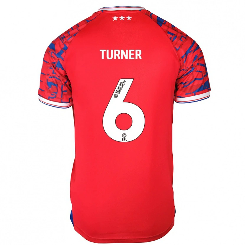 Danxen Damen Steven Turner #6 Rot Blau Auswärtstrikot Trikot 2025/26 T-Shirt Österreich