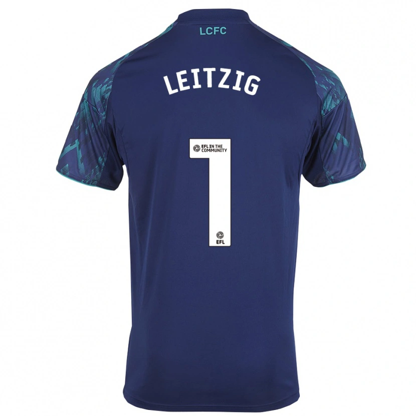 Danxen Damen Janina Leitzig #1 Marinegrün Weiß Auswärtstrikot Trikot 2025/26 T-Shirt Österreich