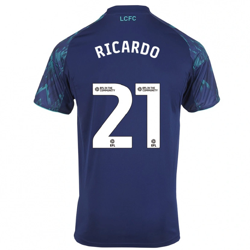 Danxen Damen Ricardo Pereira #21 Marinegrün Weiß Auswärtstrikot Trikot 2025/26 T-Shirt Österreich