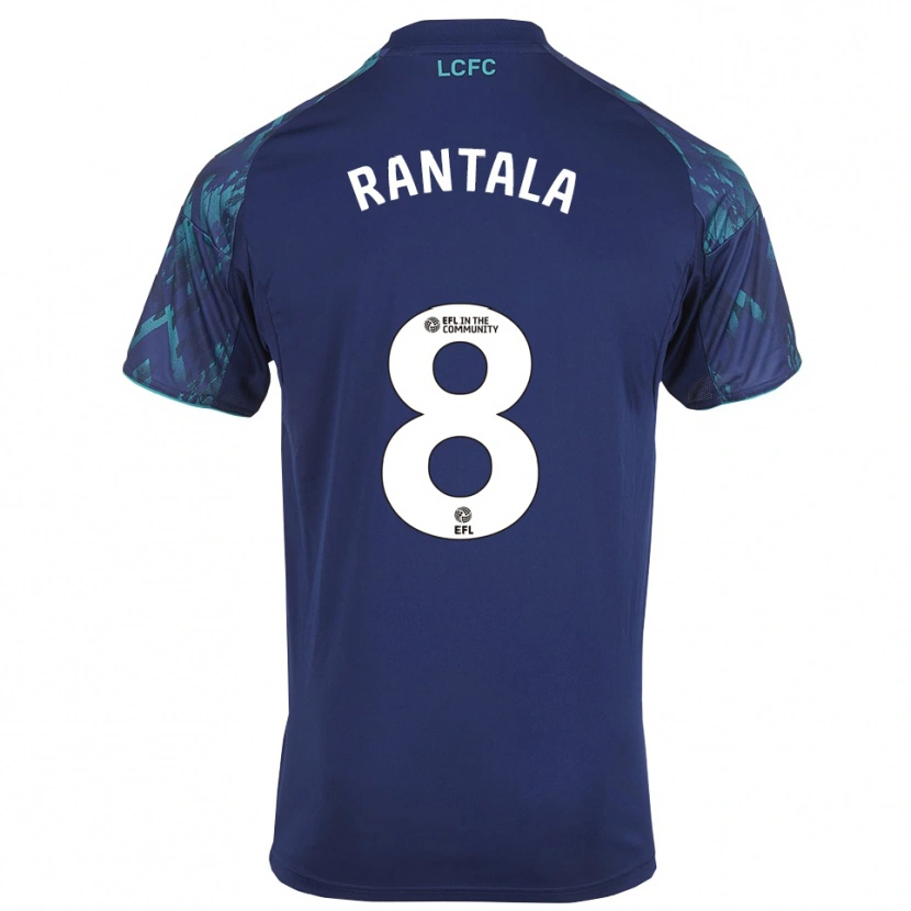 Danxen Damen Jutta Rantala #8 Marinegrün Weiß Auswärtstrikot Trikot 2025/26 T-Shirt Österreich