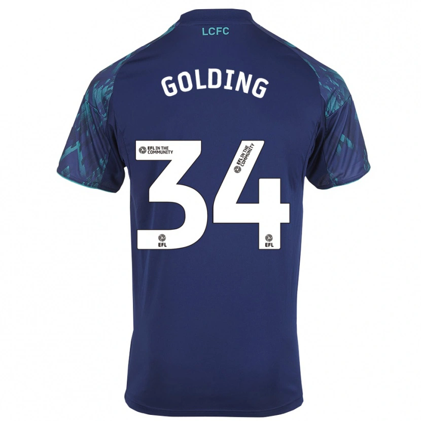 Danxen Damen Michael Golding #34 Marinegrün Weiß Auswärtstrikot Trikot 2025/26 T-Shirt Österreich
