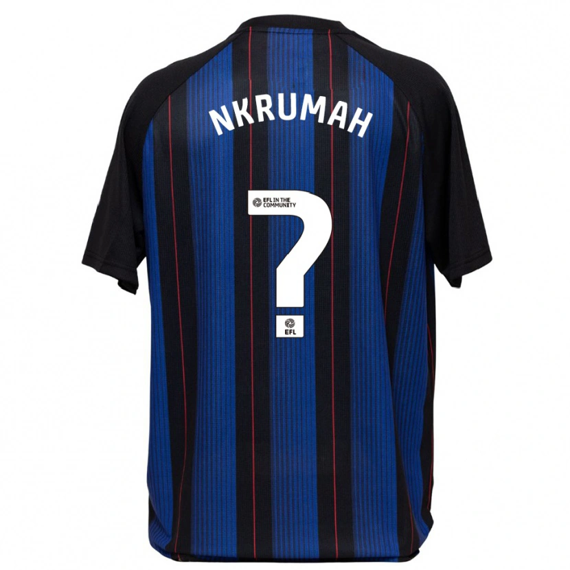 Danxen Damen Daniel Nkrumah #0 Blau Schwarz Auswärtstrikot Trikot 2025/26 T-Shirt Österreich