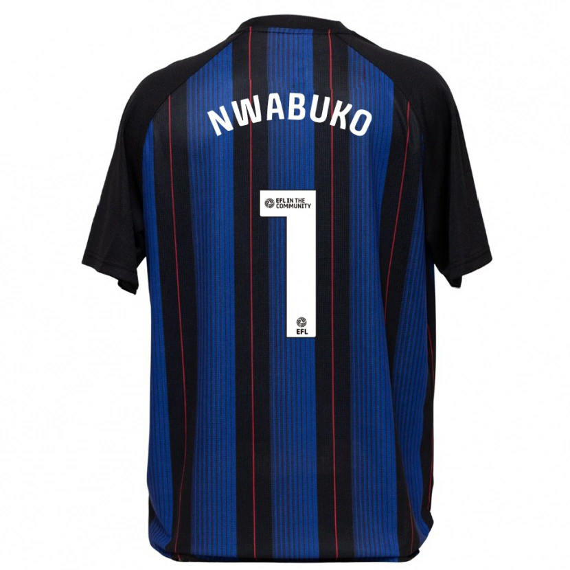 Danxen Damen Sam Nwabuko #1 Blau Schwarz Auswärtstrikot Trikot 2025/26 T-Shirt Österreich