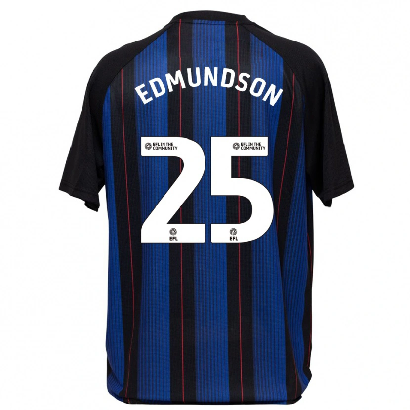 Danxen Damen George Edmundson #25 Blau Schwarz Auswärtstrikot Trikot 2025/26 T-Shirt Österreich