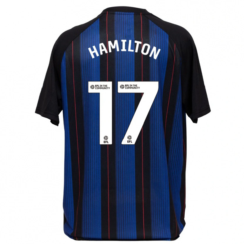 Danxen Damen Micah Hamilton #17 Blau Schwarz Auswärtstrikot Trikot 2025/26 T-Shirt Österreich