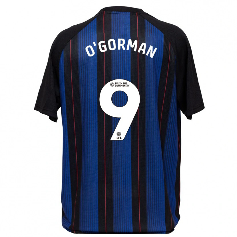Danxen Damen Finley O'gorman #9 Blau Schwarz Auswärtstrikot Trikot 2025/26 T-Shirt Österreich