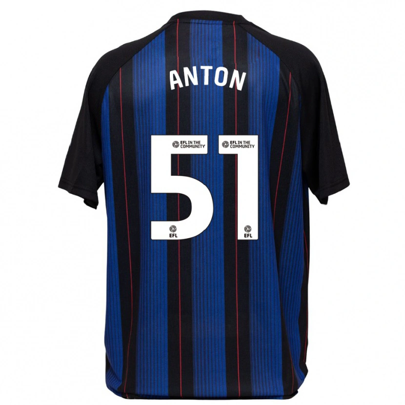 Danxen Damen Anton Palmer #51 Blau Schwarz Auswärtstrikot Trikot 2025/26 T-Shirt Österreich
